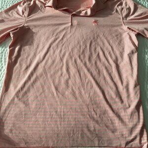 Summer Comfort Polo Golf Shirt by Peter Millar, Striped, Size Medium, A182